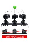 SLIDER P1 - Déplacement manuel - 2 axes - Effet parallaxe - Konova